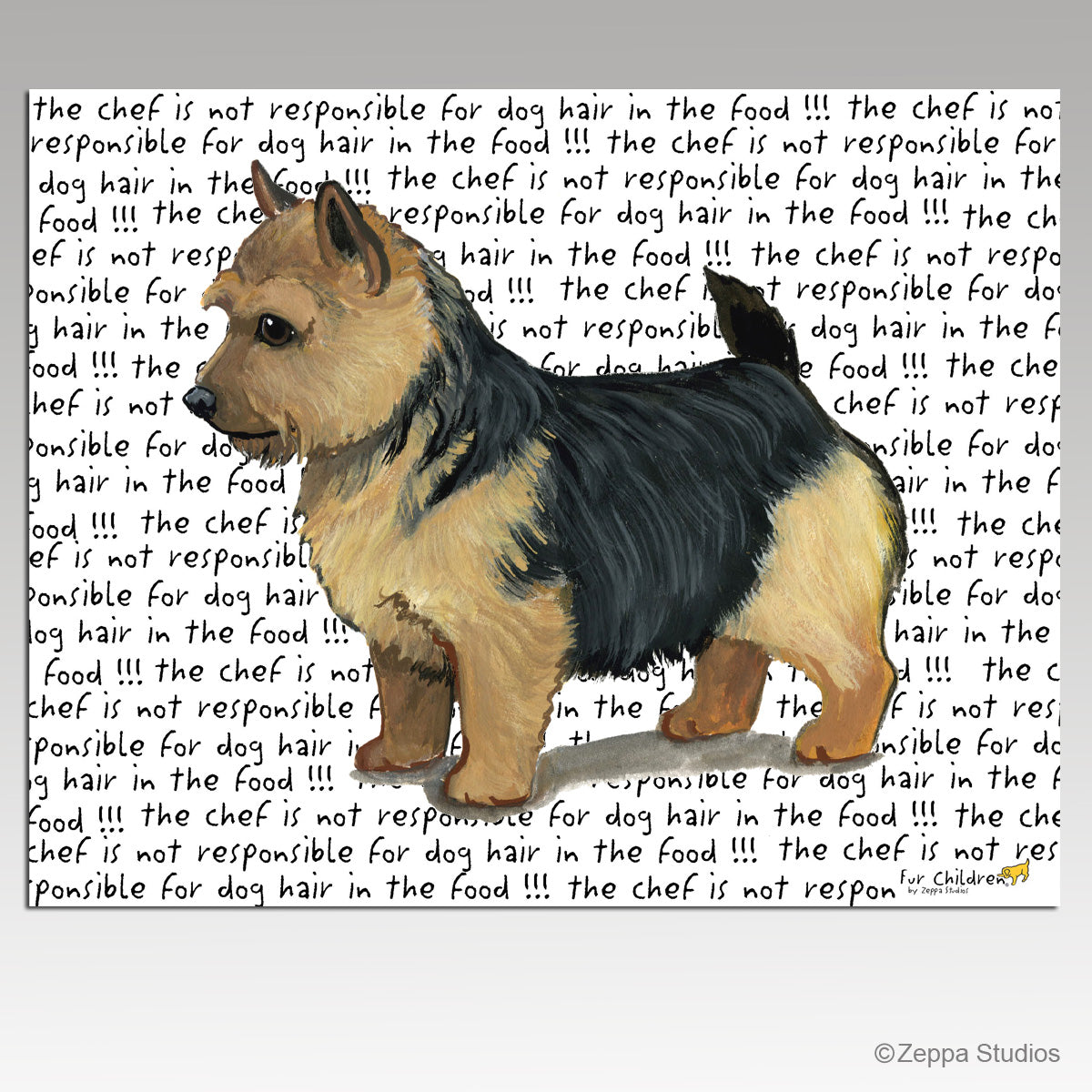 Norwich Terrier Message Cutting Board