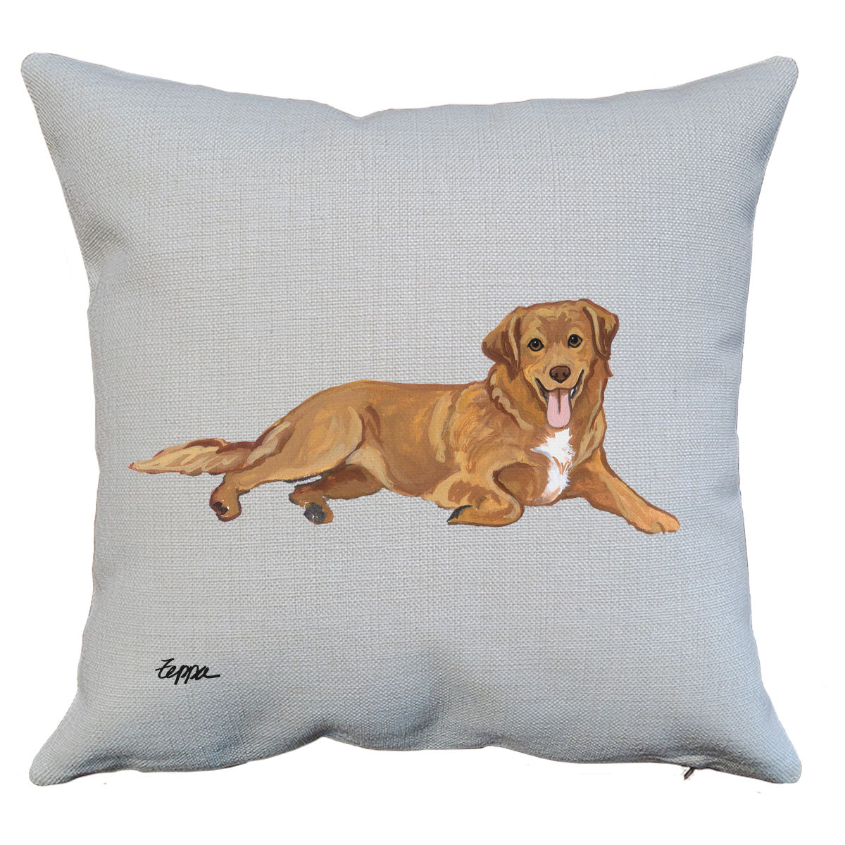 Nova Scotia Duck Tolling Retriever Throw Pillow