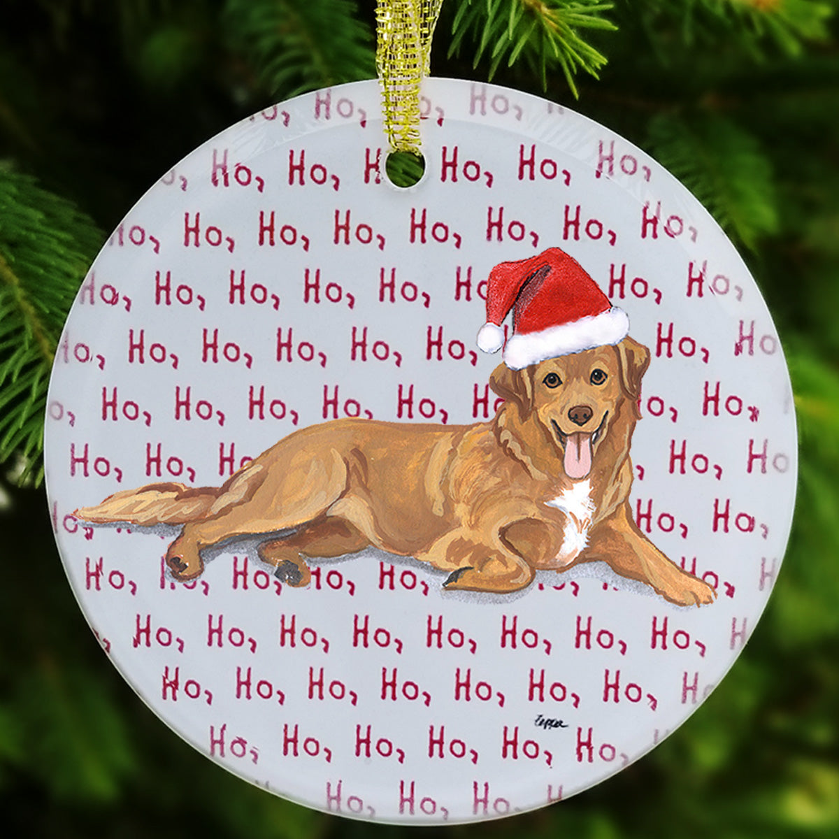 Nova Scotia Duck Tolling Retriever Christmas Ornaments