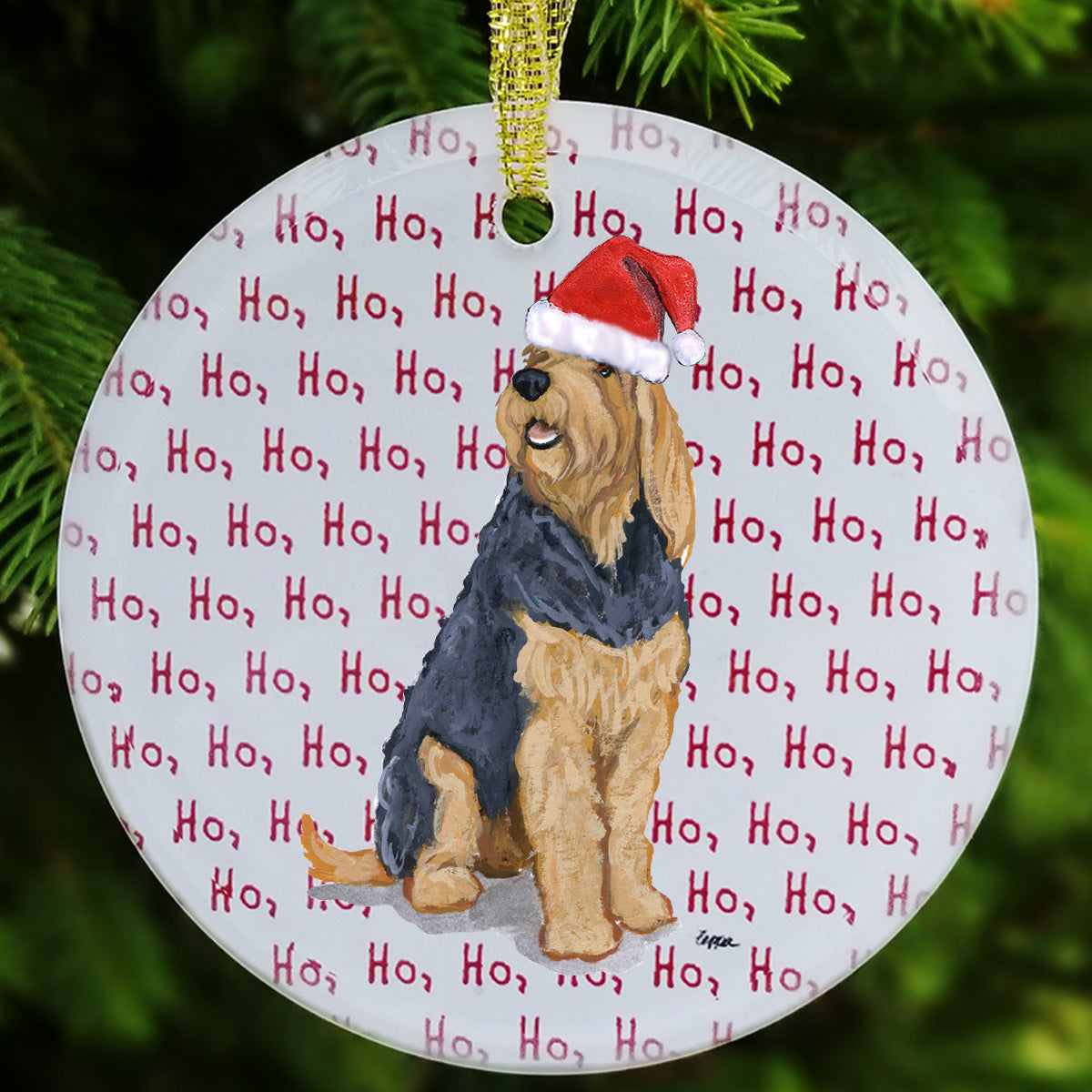 Otterhound Christmas Ornaments