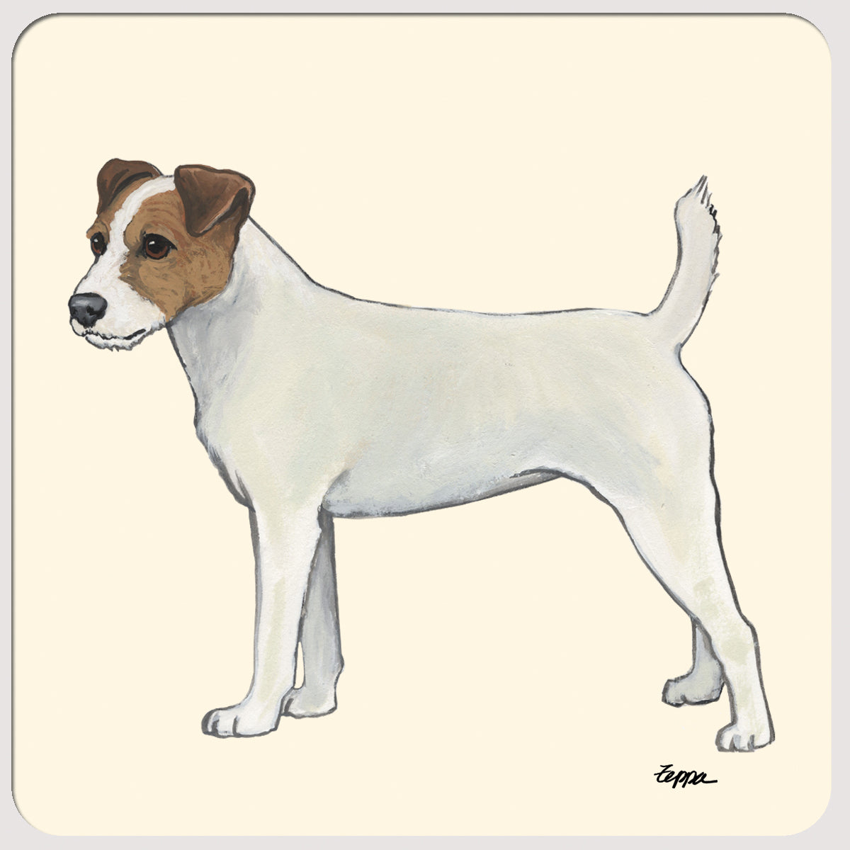 Parson Russell Terrier Beverage Coaster