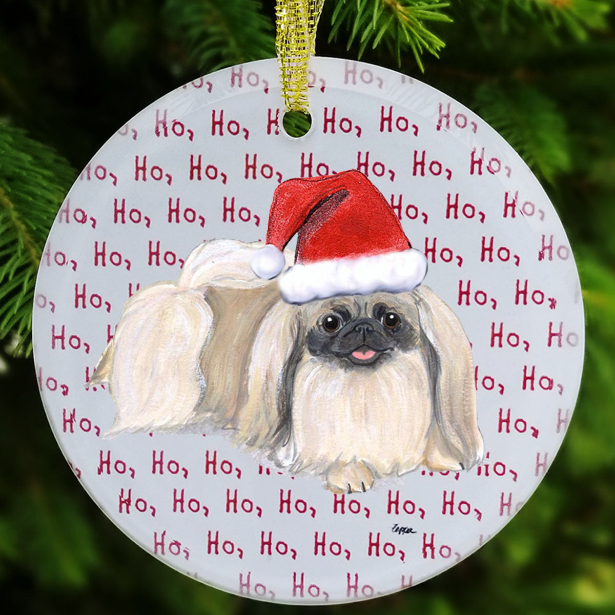 Pekingese Christmas Ornaments