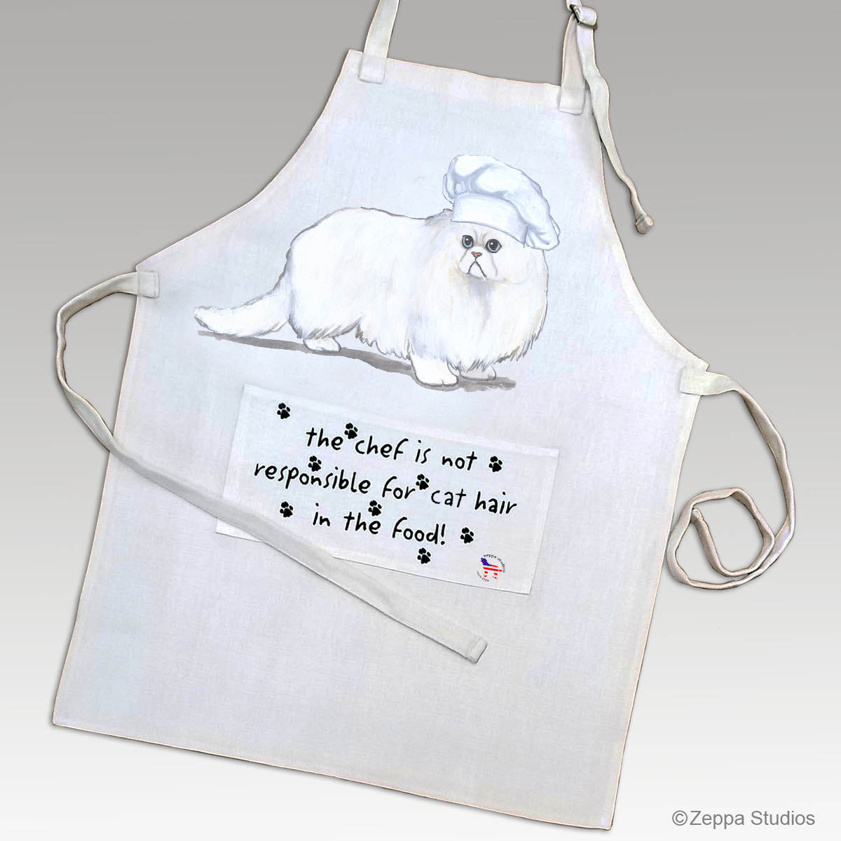 Persian Cat Apron Design