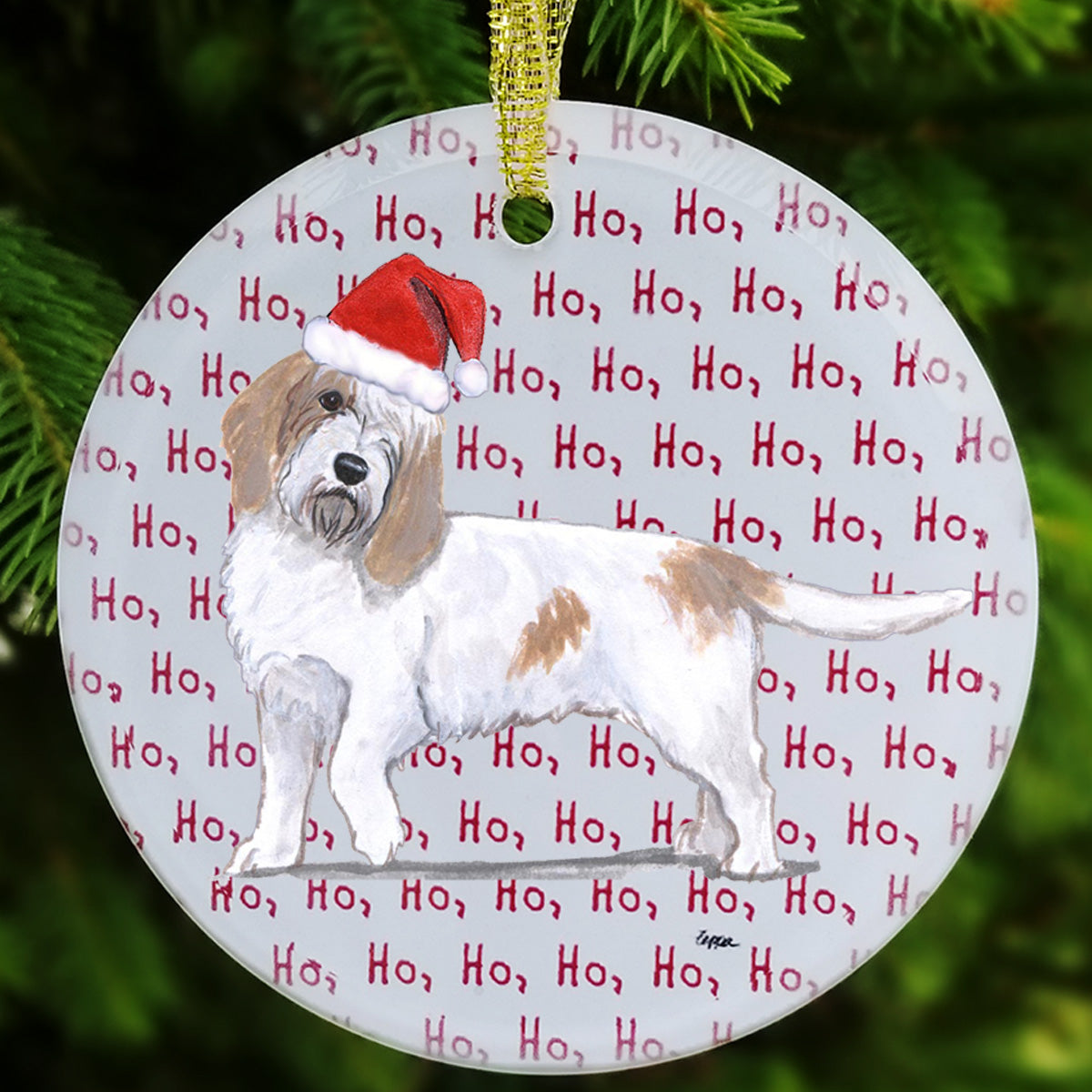 Petite Basset Griffon Vendeen Christmas Ornaments