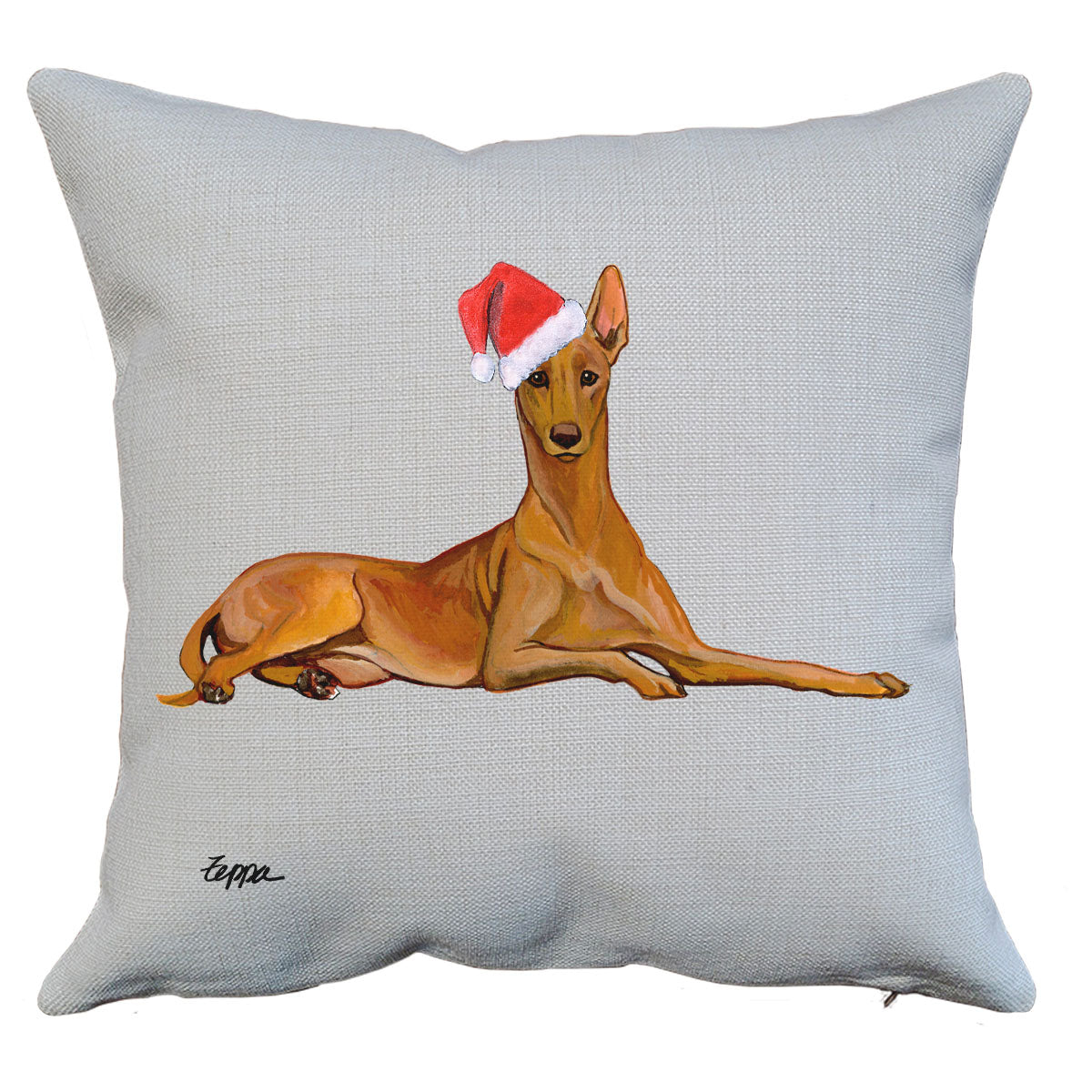 Pharaoh Hound Santa Pillow