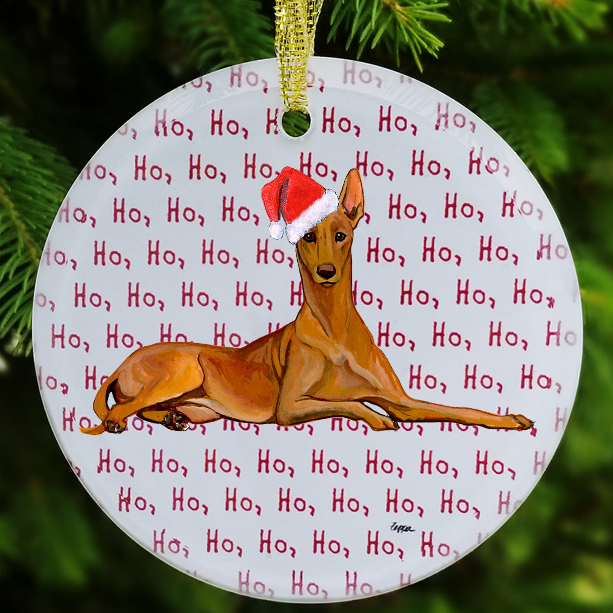Pharaoh Hound Christmas Ornaments