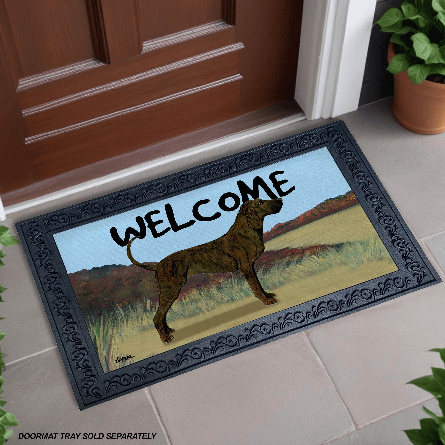 Plott Hound Welcome Mat