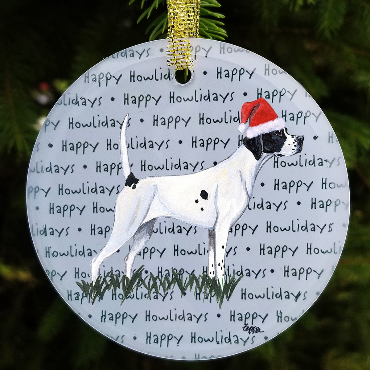 Pointer Christmas Ornaments