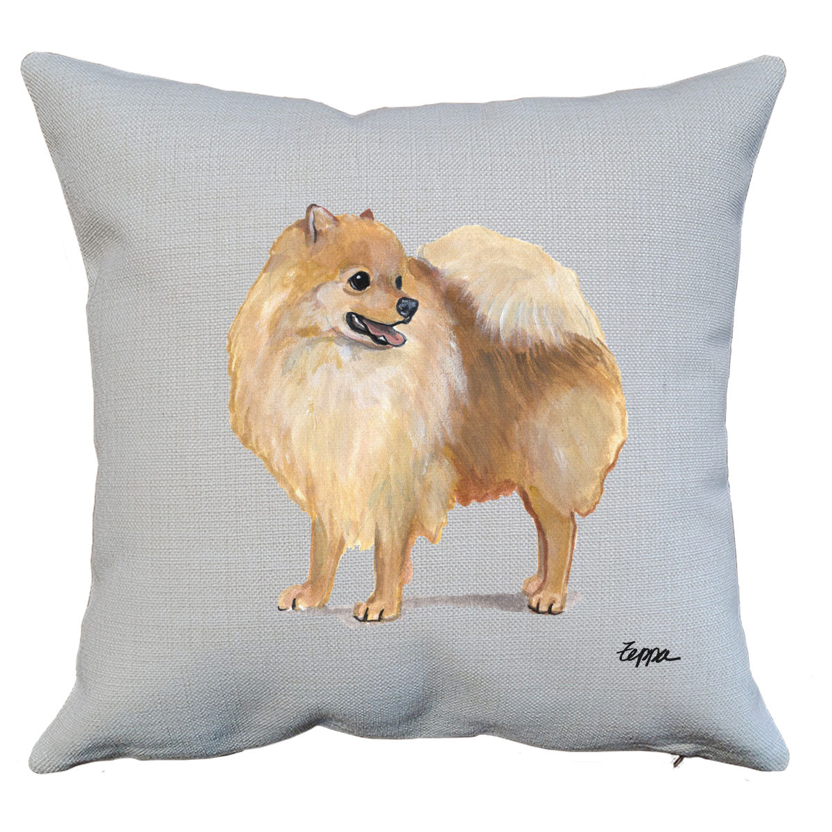 Pomeranian Throw Pillow