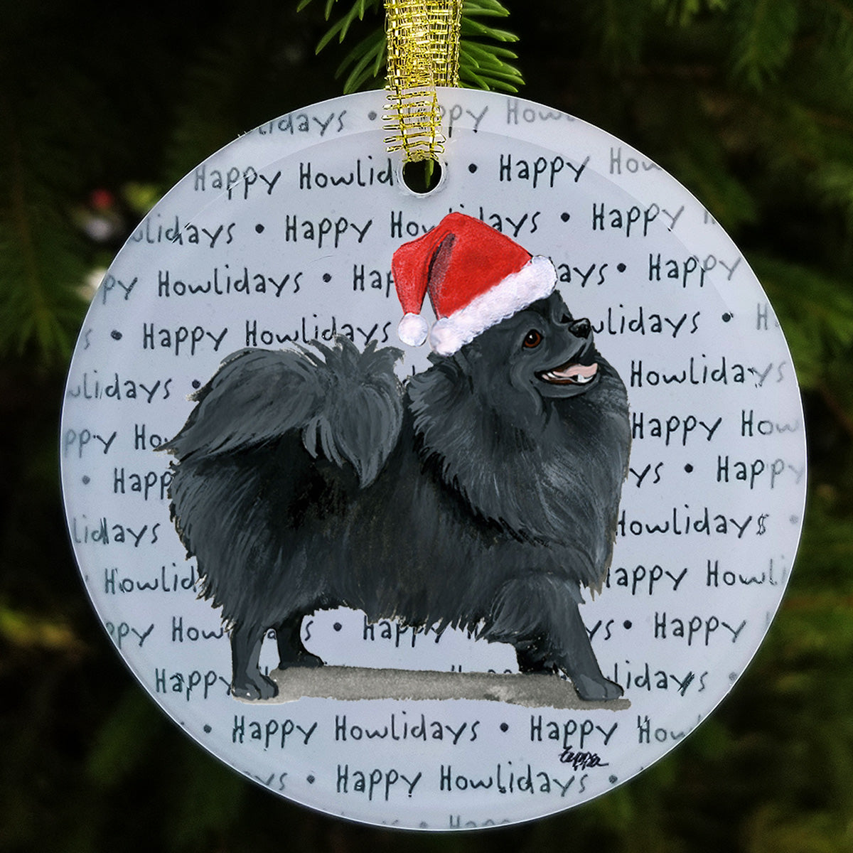 Pomeranian Christmas Ornaments