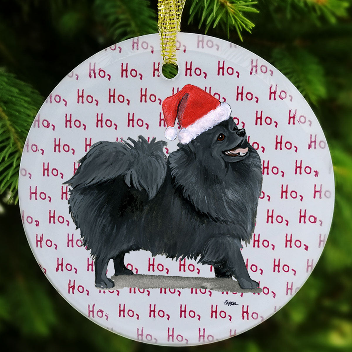 Pomeranian Christmas Ornaments