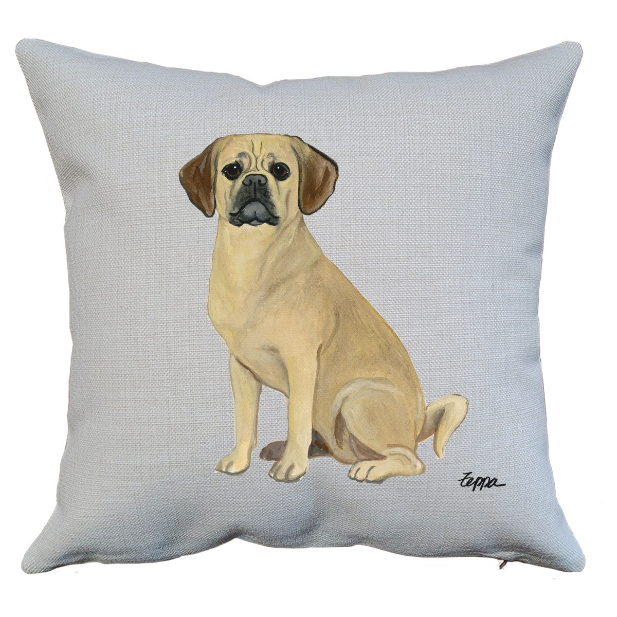 Puggle Throw Pillow