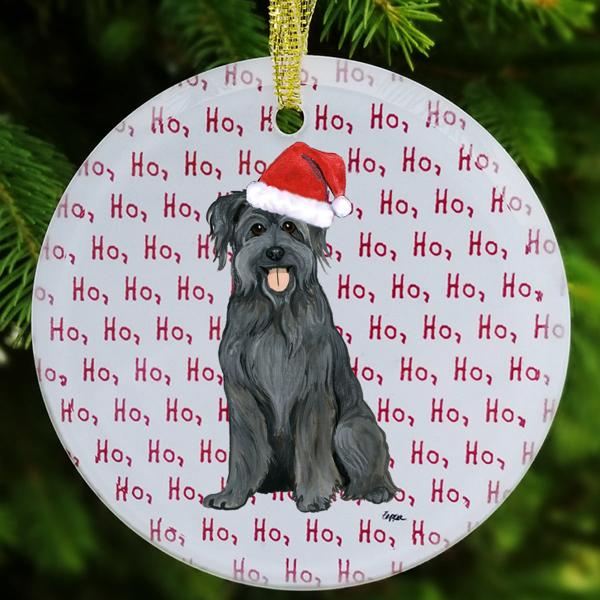 Pyrenean Shepherd Christmas Ornament