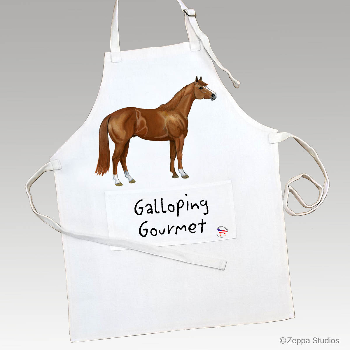 Quarter Horse Design Apron