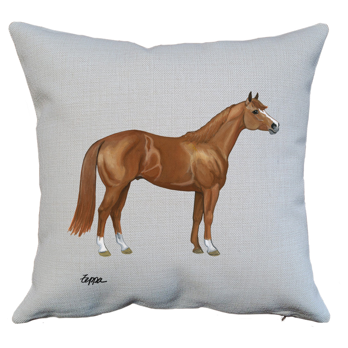 Quarter Horse Throw Pillow