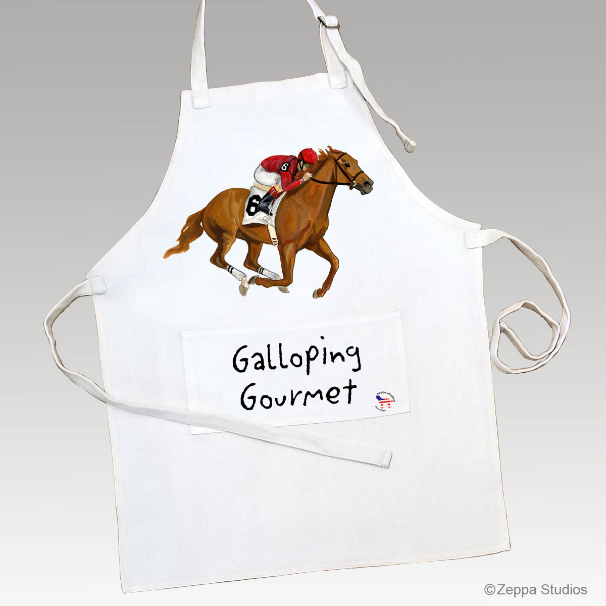 Race Horse Apron Design