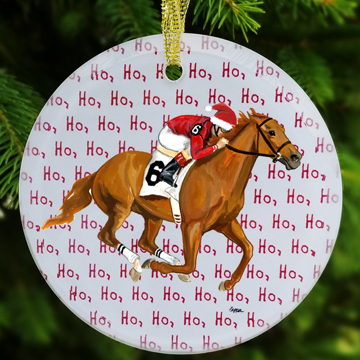 Race Horse Christmas Ornaments
