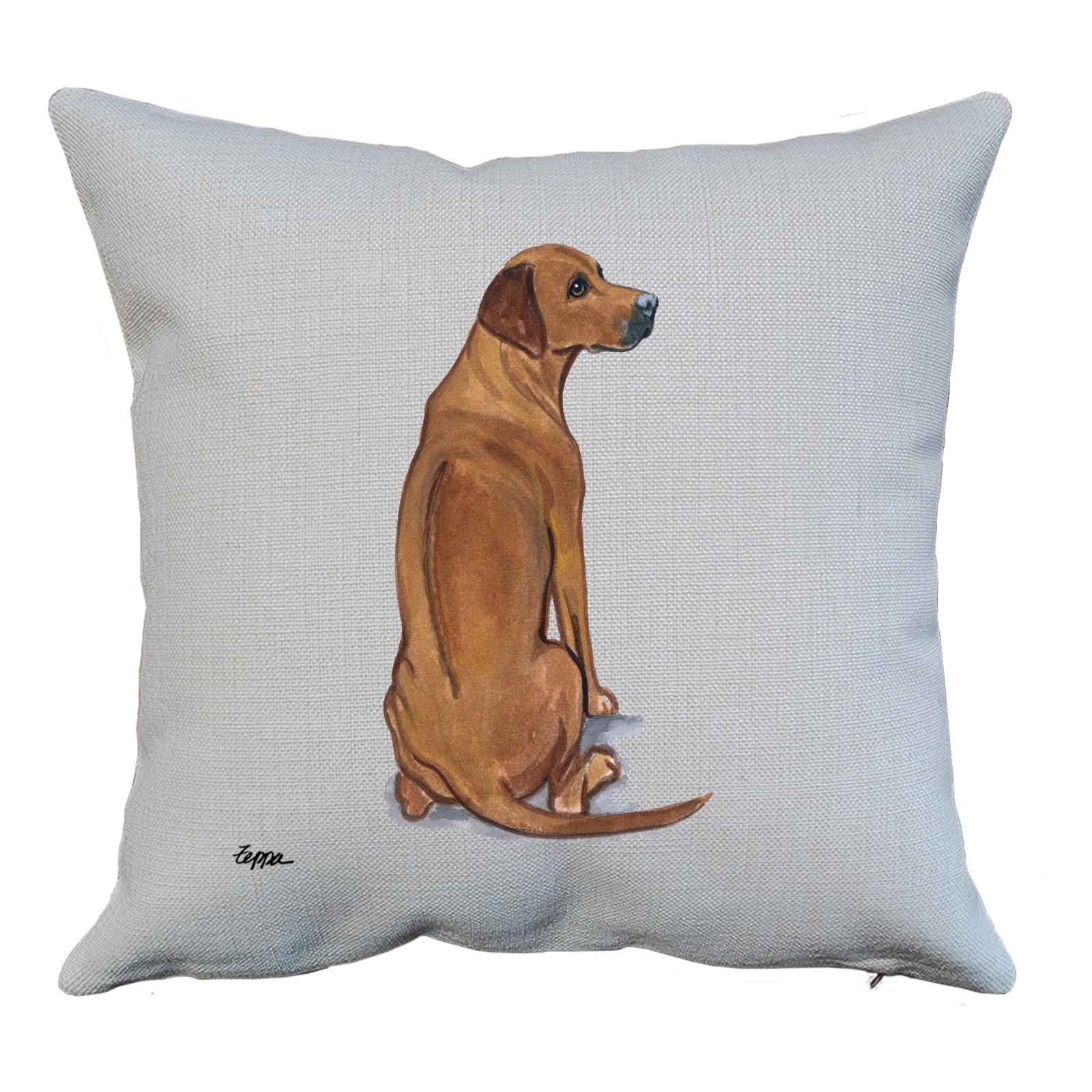 Rhodesian Ridgeback Throw Pillow