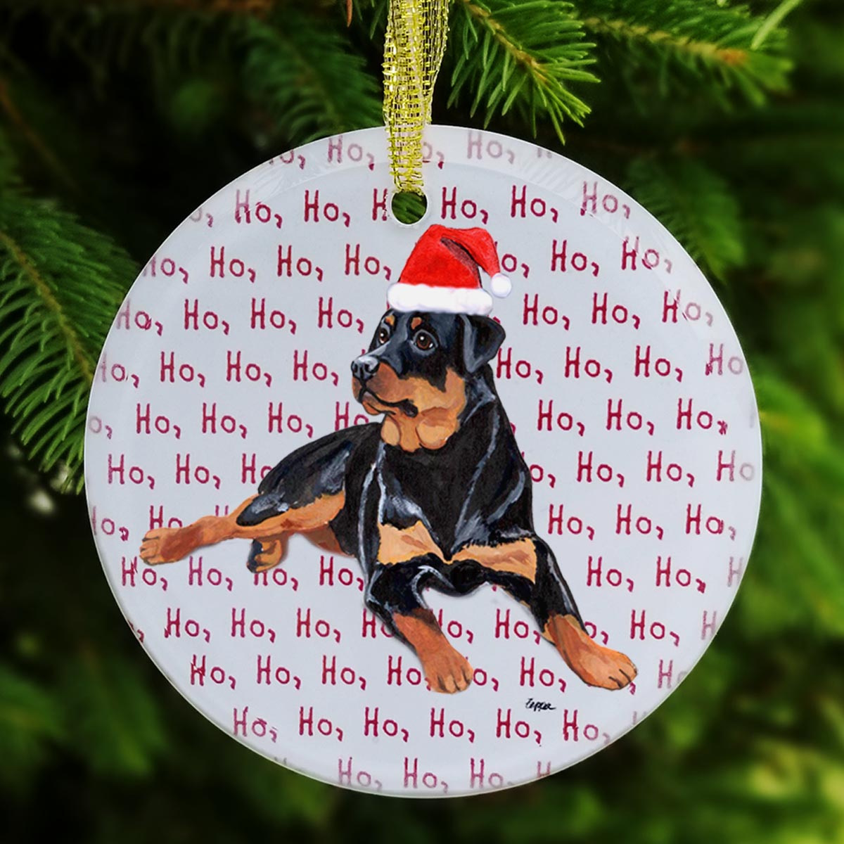 Rottweiler Christmas Ornaments