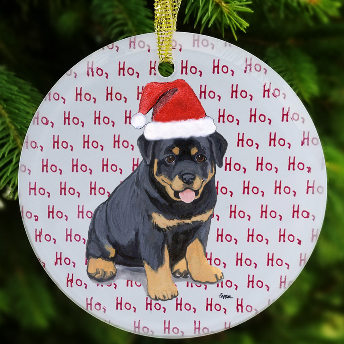 Rottweiler Christmas Ornaments