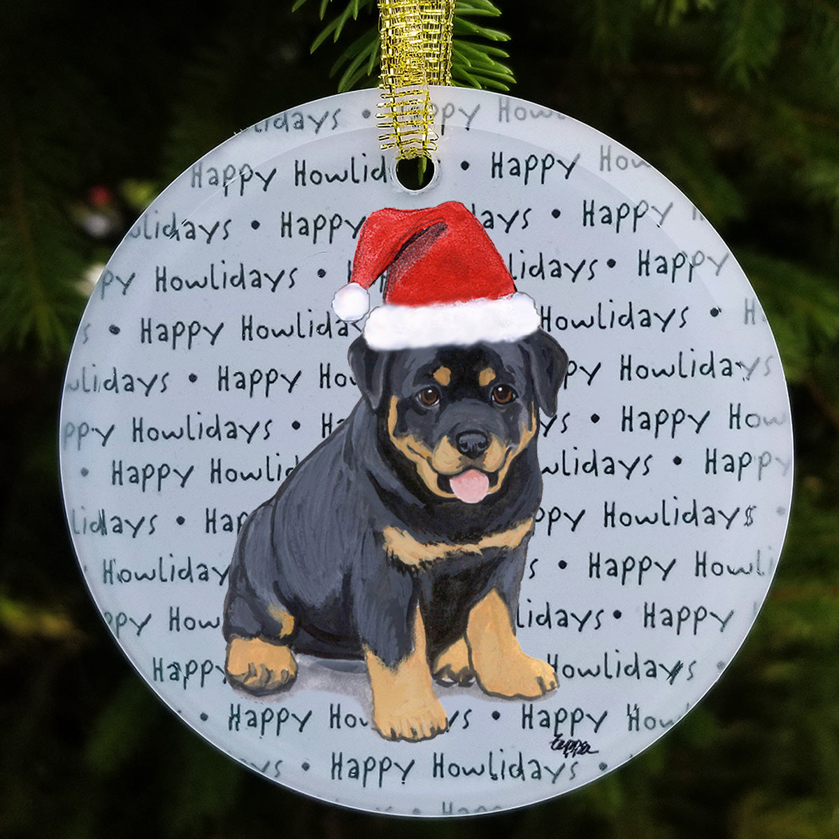 Rottweiler Christmas Ornaments