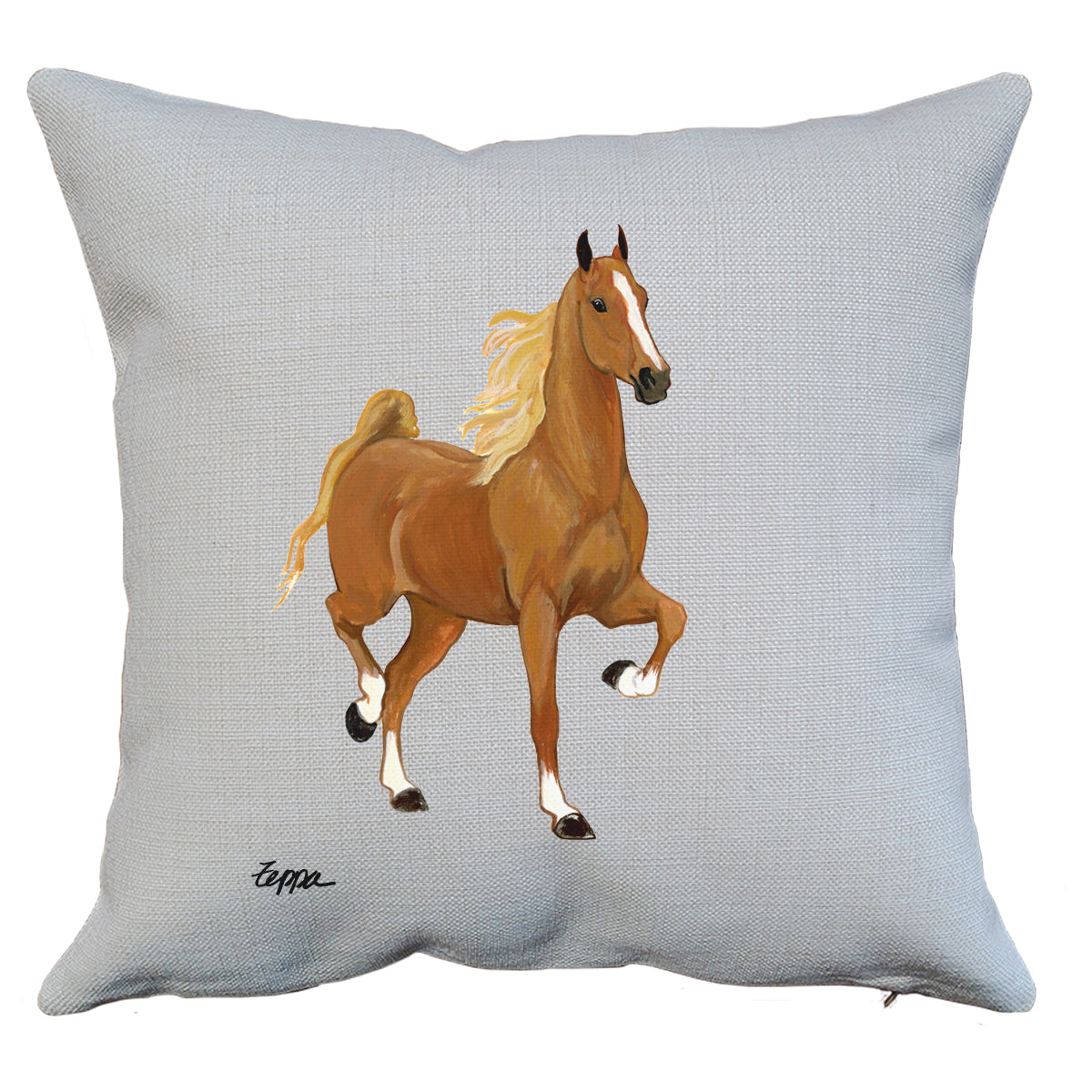 Saddlebred Throw Pillow