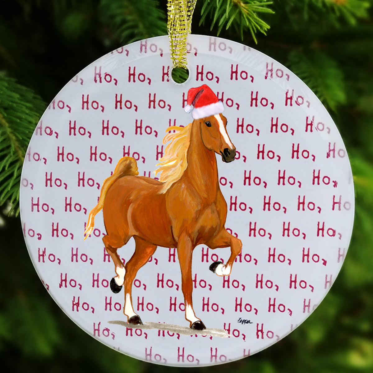 Saddlebred Horse Christmas Ornaments