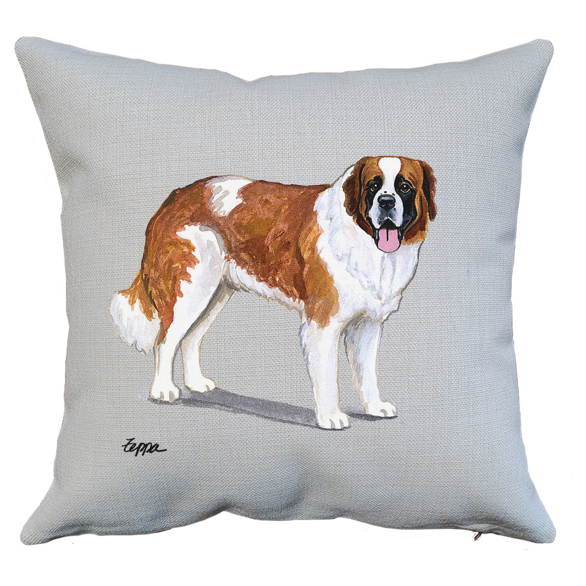 Saint Bernard Throw Pillow