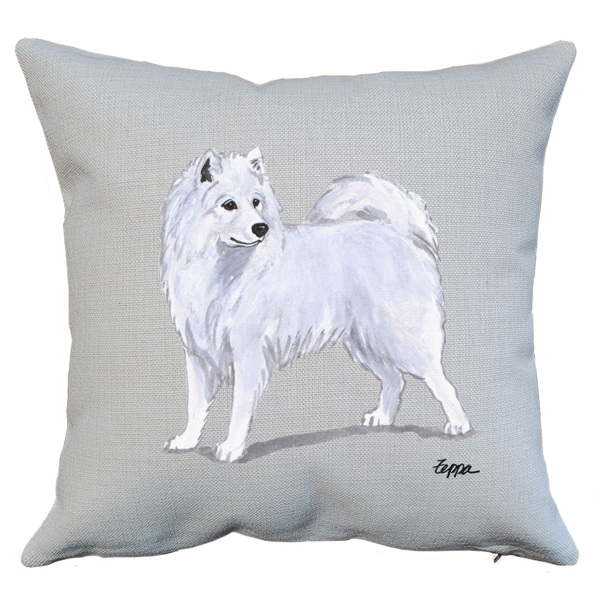 Samoyed Throw Pillow