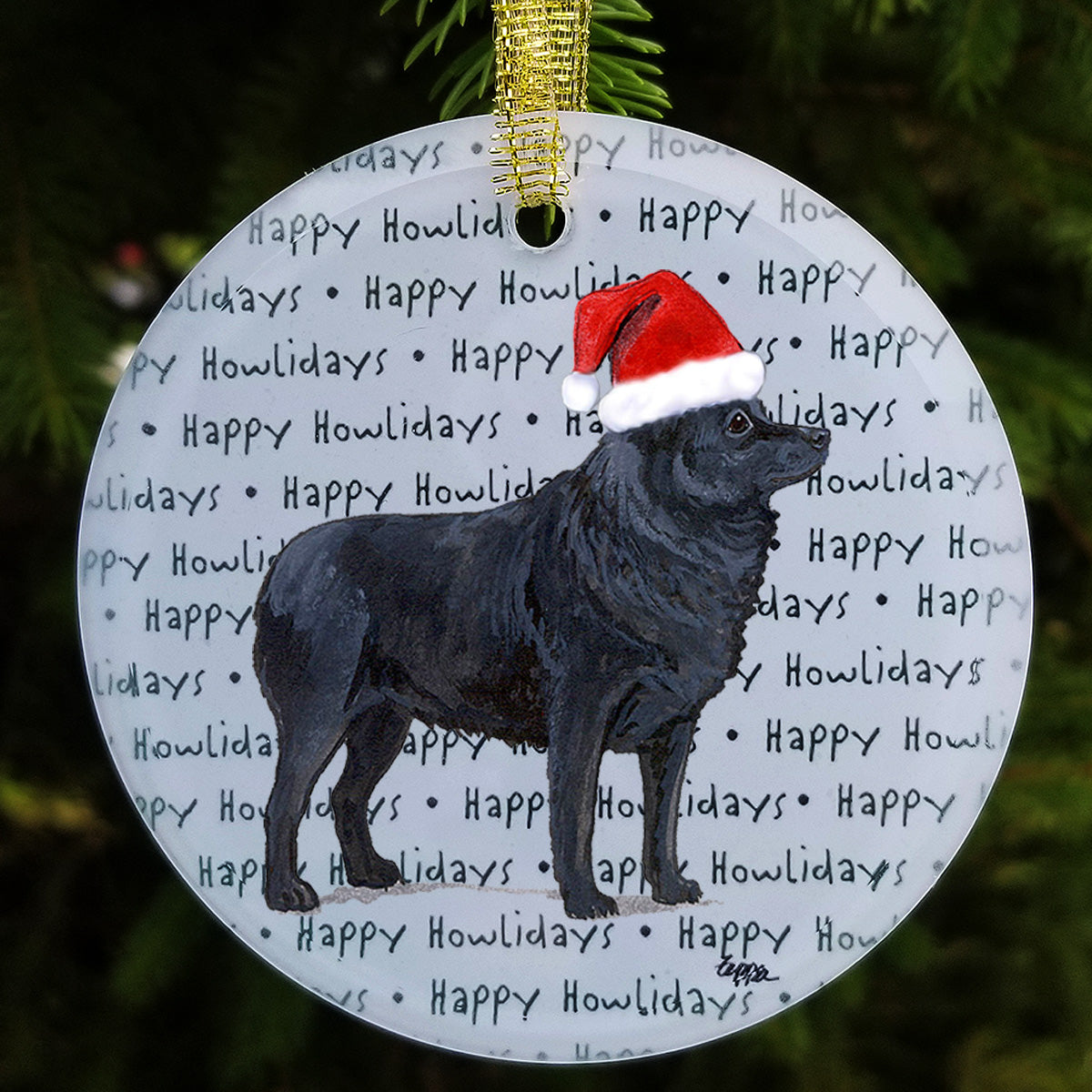 Schipperke Christmas Ornaments
