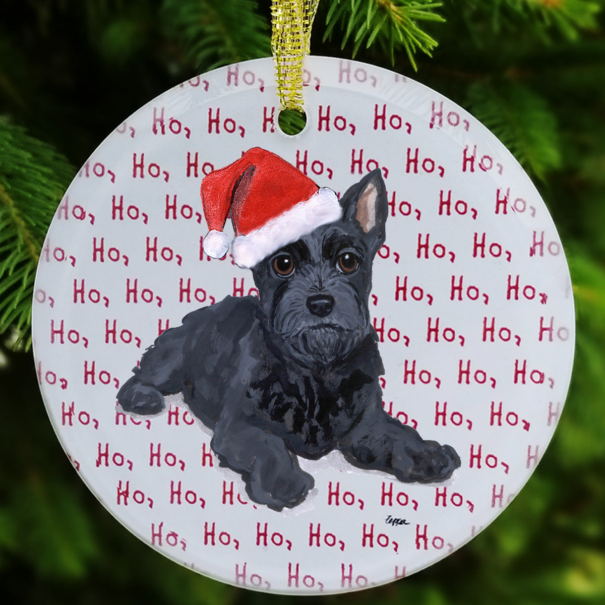 Scottish Terrier Christmas Ornaments