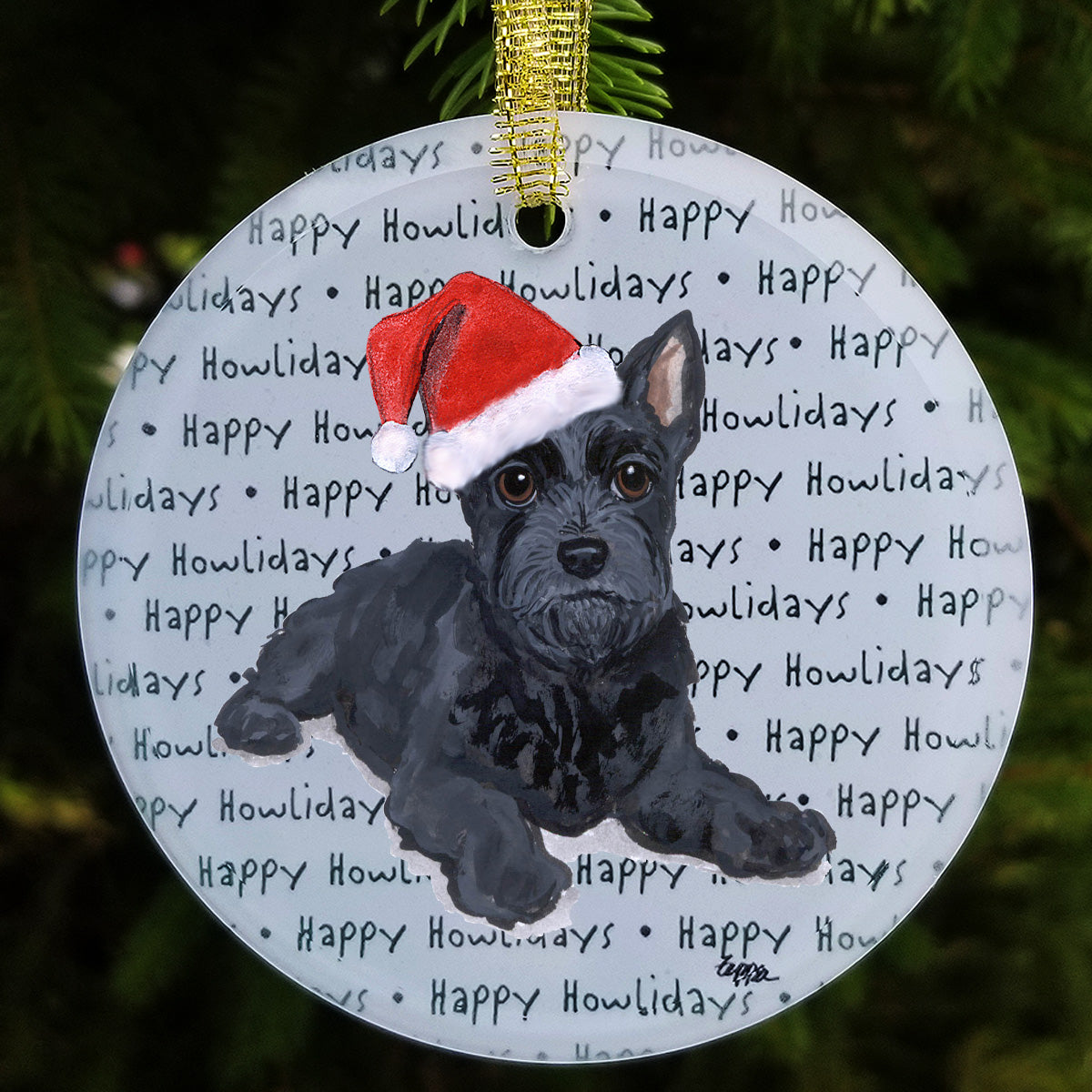 Scottish Terrier Christmas Ornaments