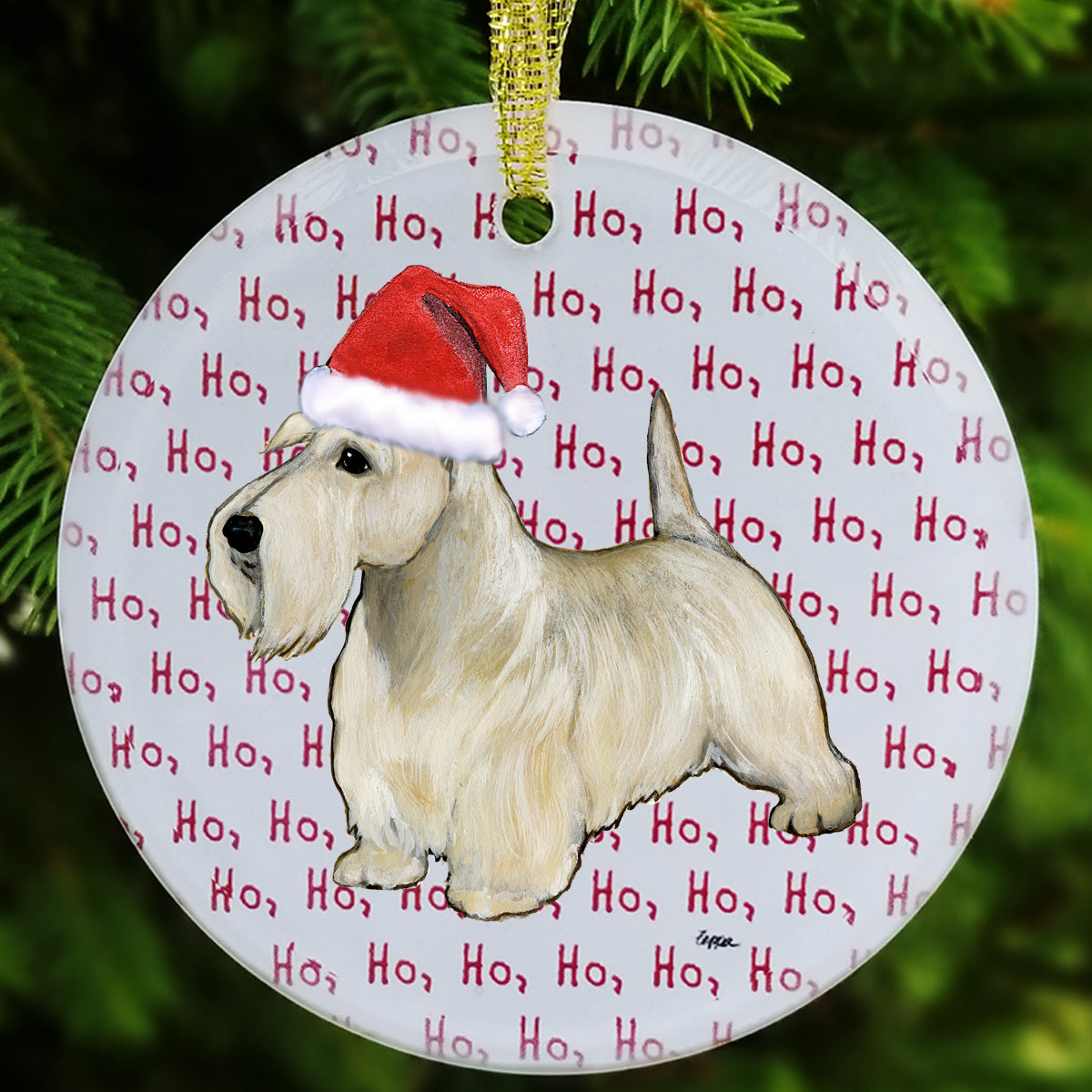 Scottish Terrier Christmas Ornaments
