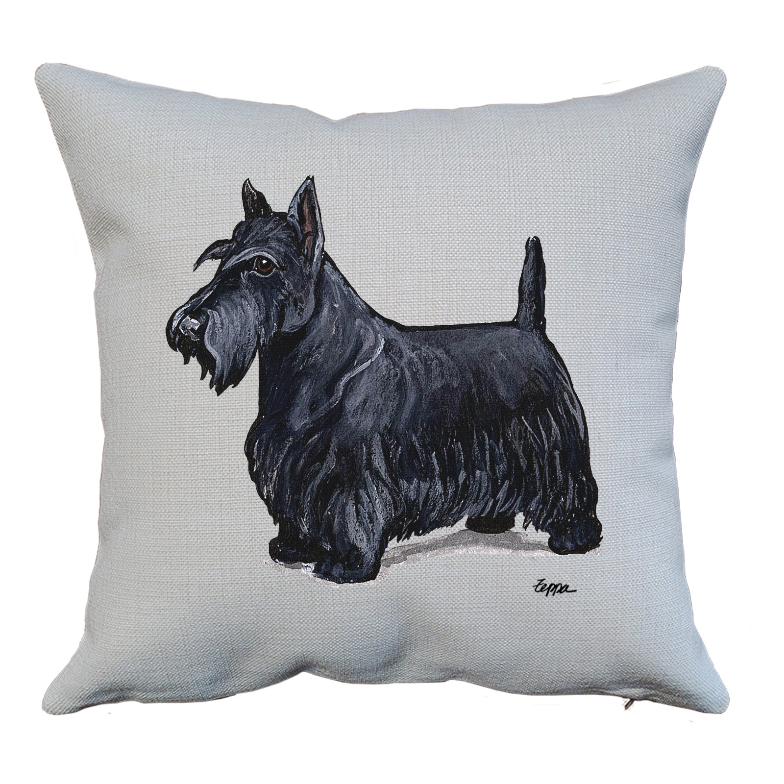 Scottish Terrier Throw Pillow