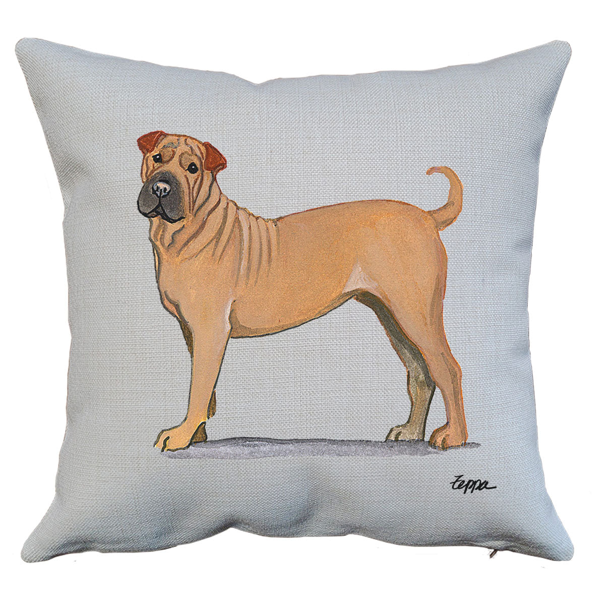 Shar Pei Throw Pillow