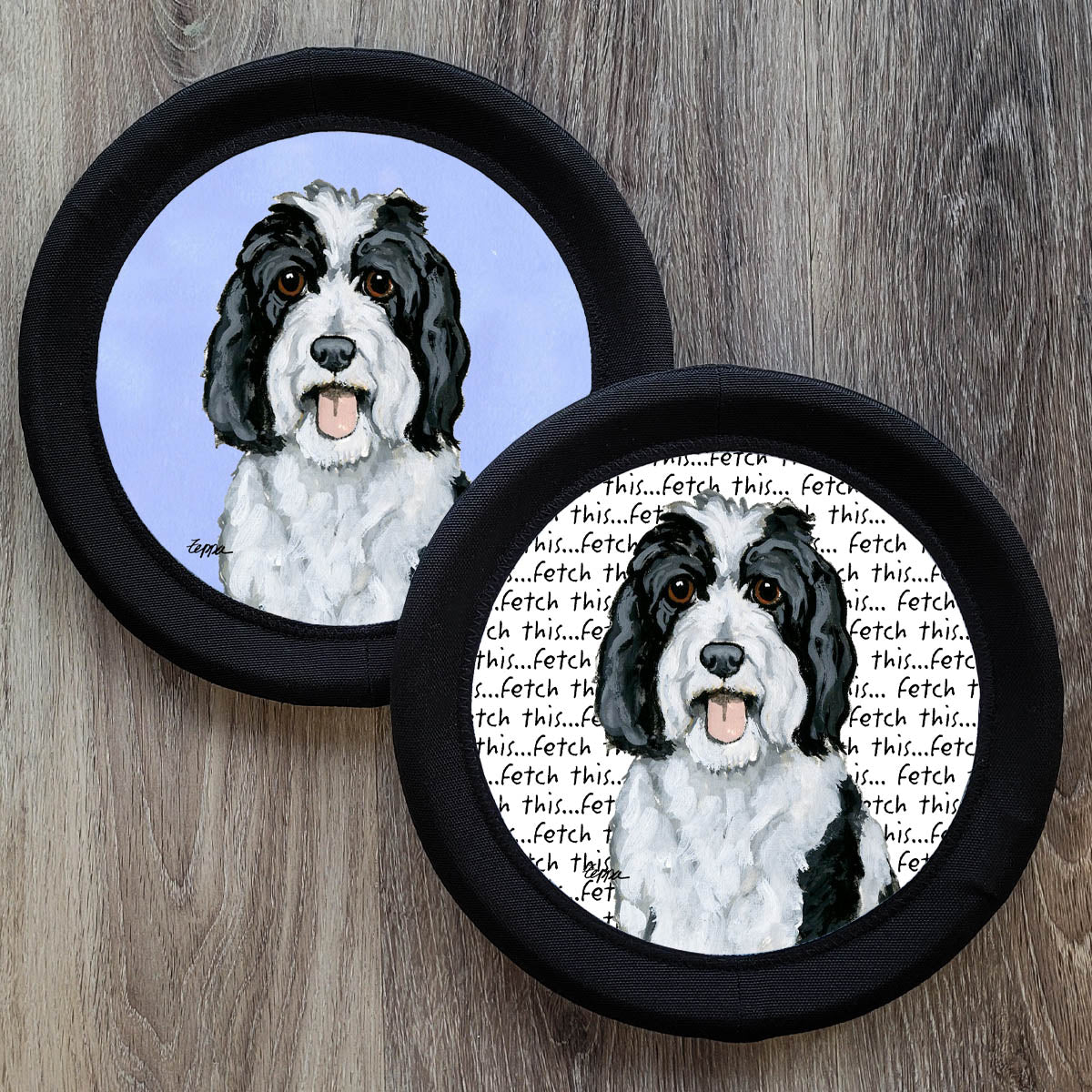 Sheepadoodle Fotofrisbys