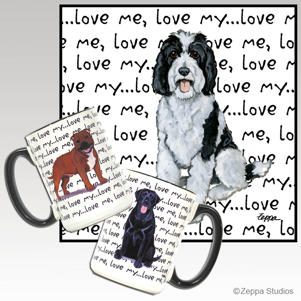 Sheepadoodle Love Me Mug