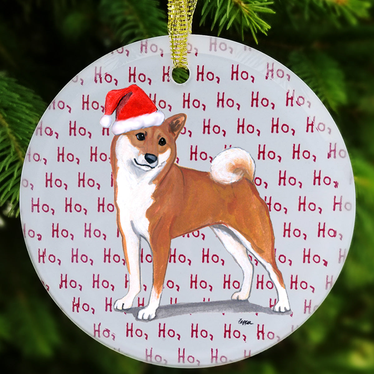 Shiba Inu Christmas Ornaments