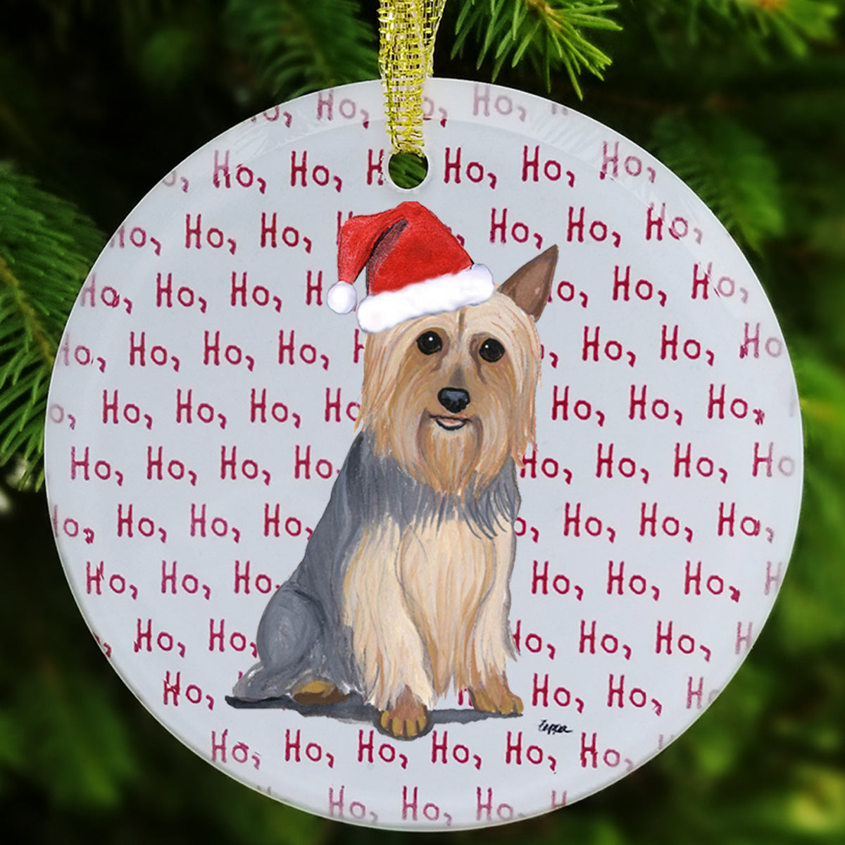 Silky Terrier Christmas Ornaments
