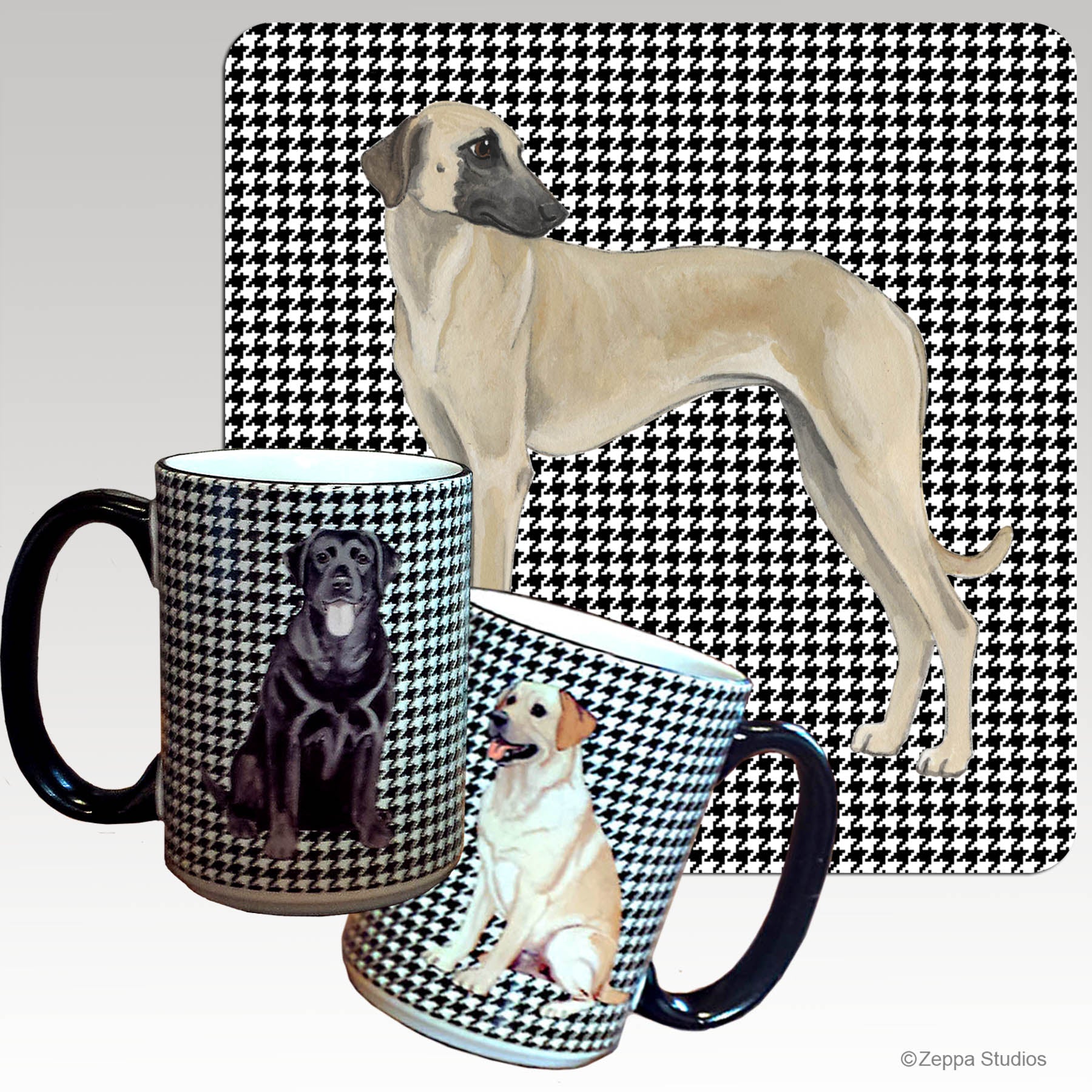 Sloughi Houndstooth Mug