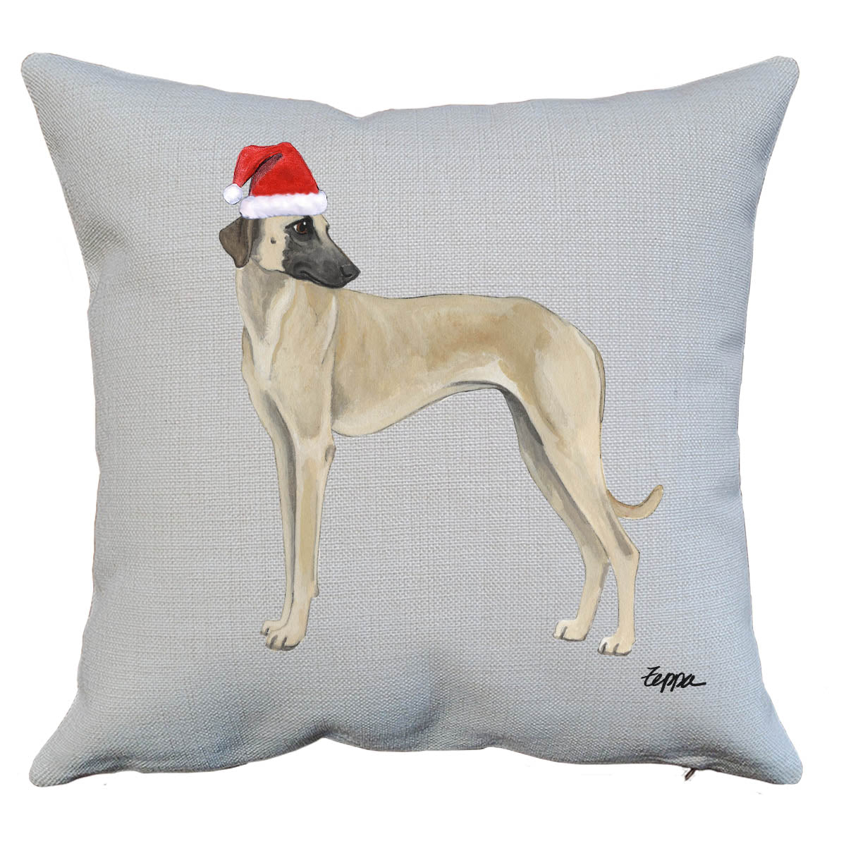 Sloughi Santa Pillow