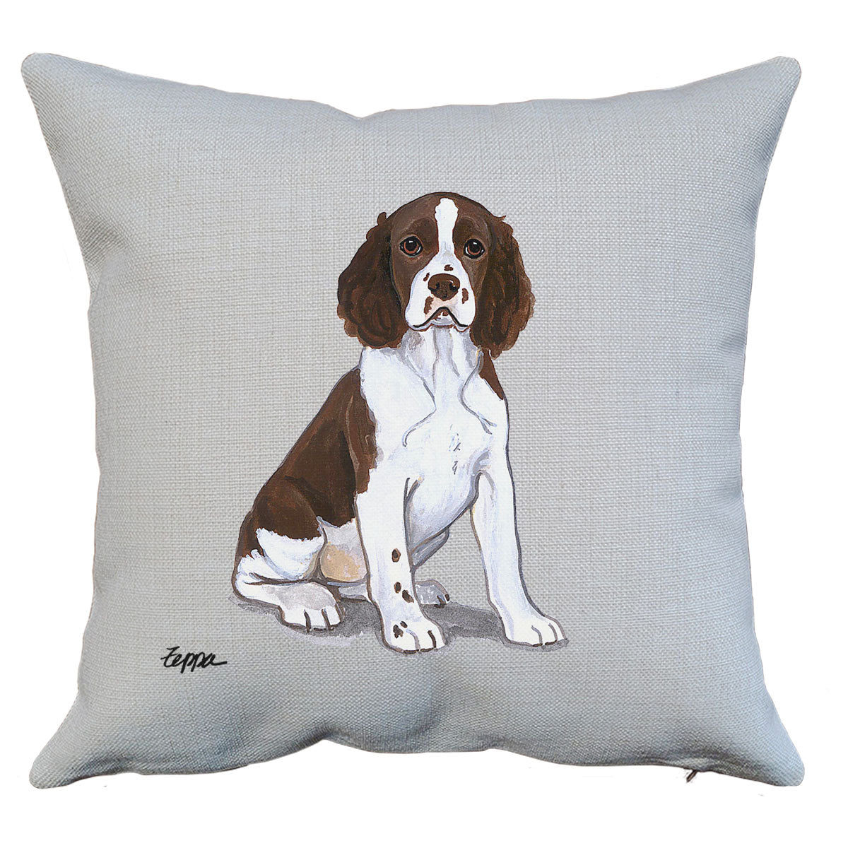 Springer Spaniel Puppy Throw Pillow