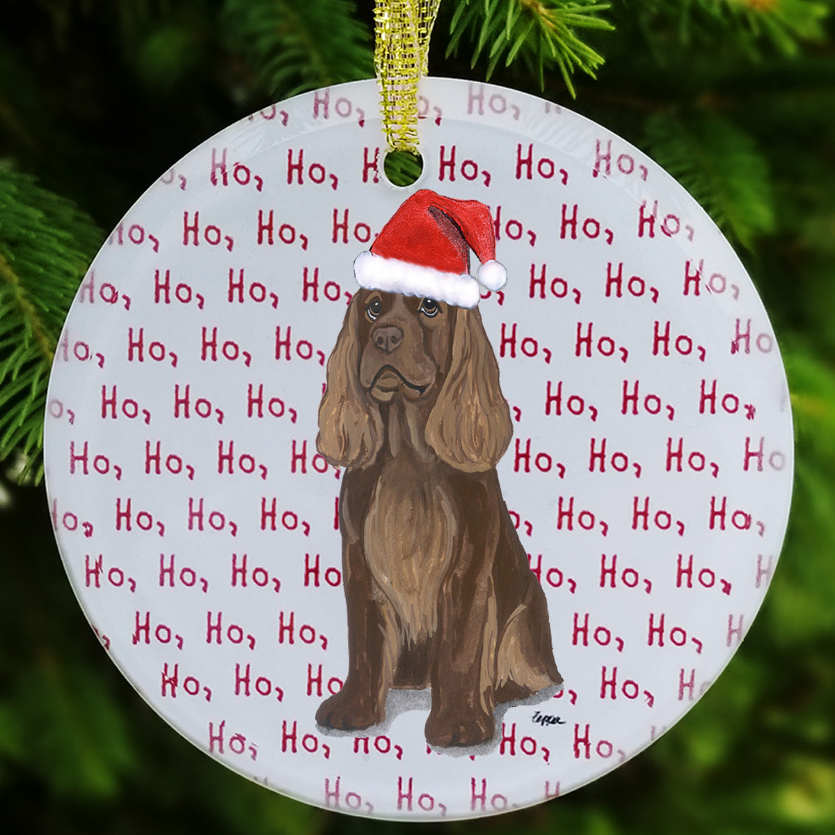 Sussex Spaniel Christmas Ornaments
