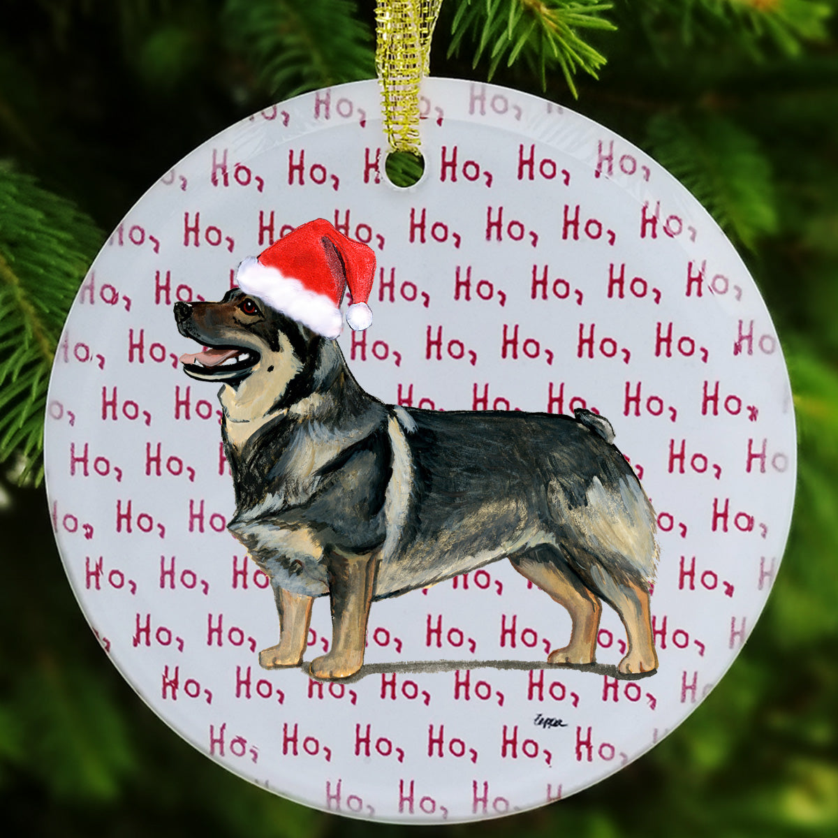 Swedish Vallhund Christmas Ornaments