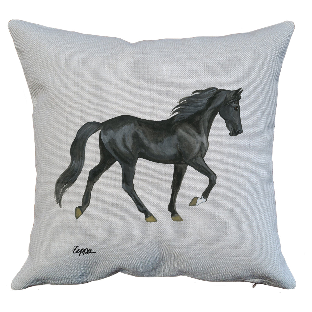 Tennessee Walking Horse Throw Pillow