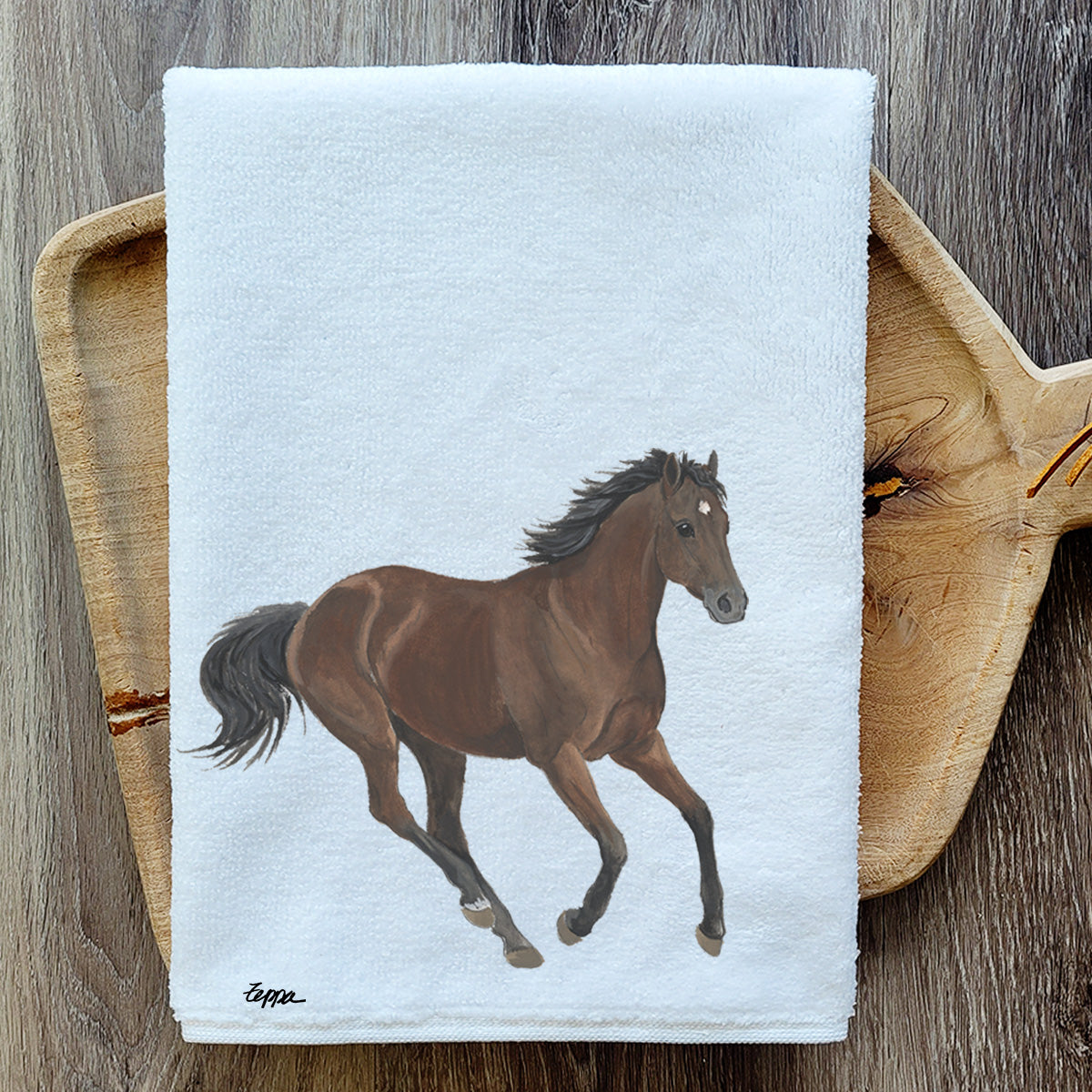 Thoroughbred Horse Kitchen Towel