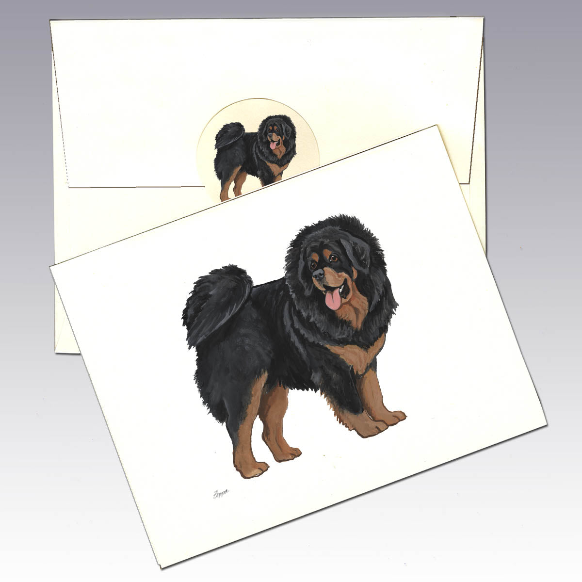 Tibetan Mastiff Note Cards