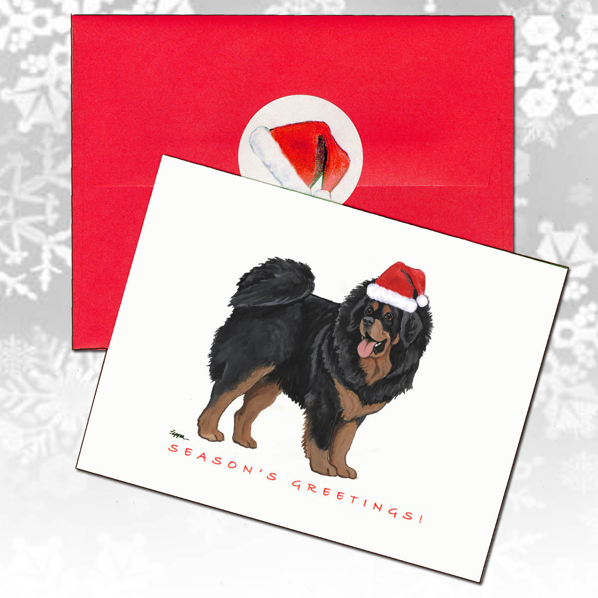 Tibetan Mastiff Christmas Cards