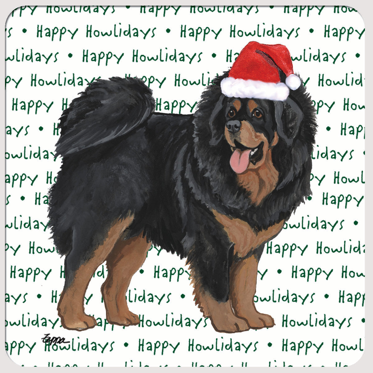 Tibetan Mastiff Howliday Coasters