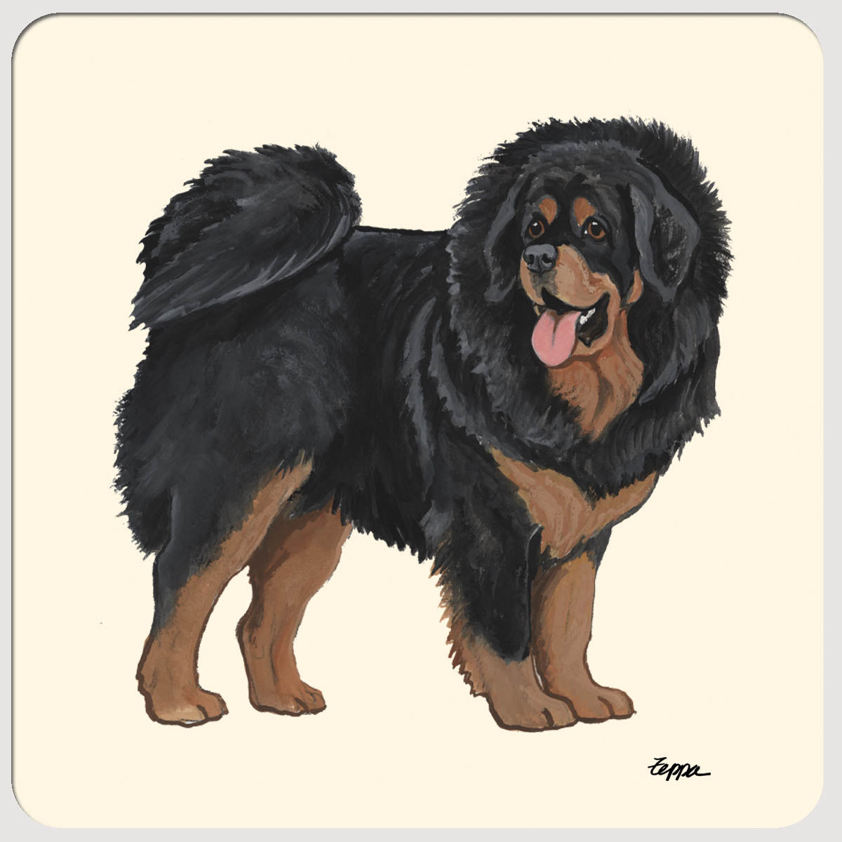 Tibetan Mastiff Beverage Coasters